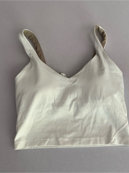 lululemon athletica Tops - lululemon athletica White Align Athletic Tanktop Size 4